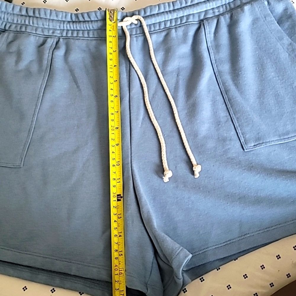 NWT XXL misses plus size Gear blue bottom lounge shorts with 3 pockets